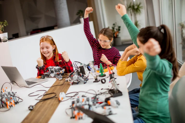 Girls celebrate robotics success at Love to Code Academy